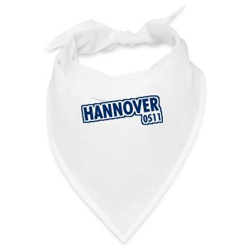 Hannover - 0511 - Vorwahl - Niedersachsen - Bandana - Weiß - Vorne