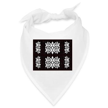 Einzigartige Trends - Bandana - Weiß - Vorne