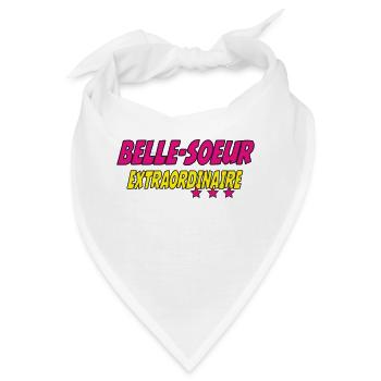 AUSSERGEWÖHNLICHE Schwägerin - Bandana - Weiß - Vorne
