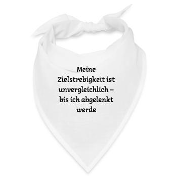 Typisch-Gamer - Bandana - Weiß - Vorne