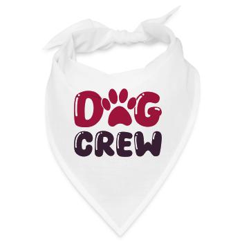 dog pfote crew 01 - Bandana - Weiß - Vorne