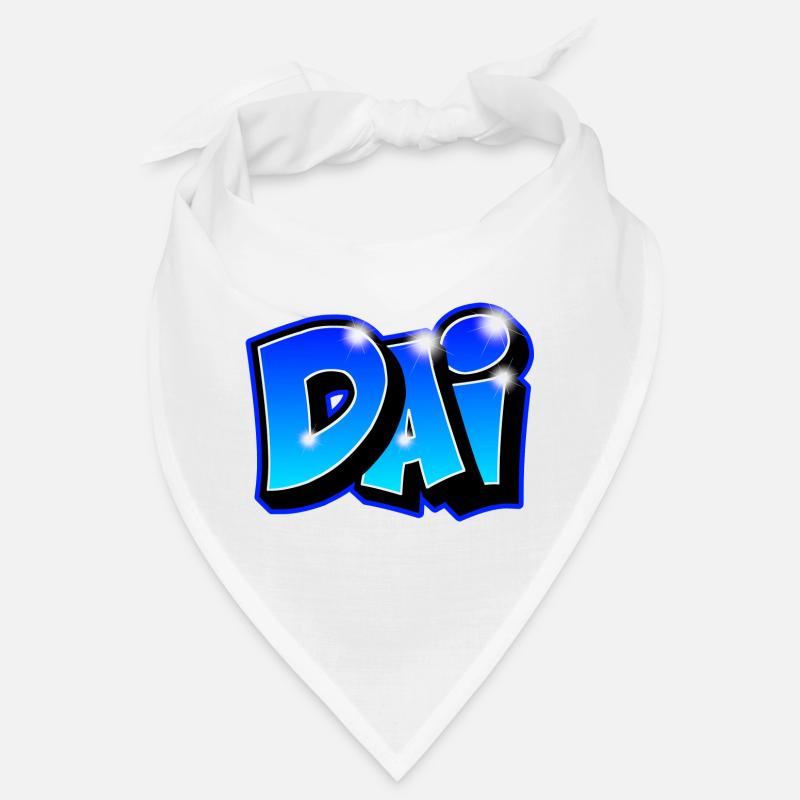 Graffiti "DAI" imprimable sur tout support Bandana