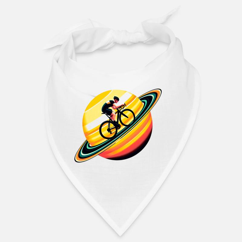 Cyclist on Saturn Bandana