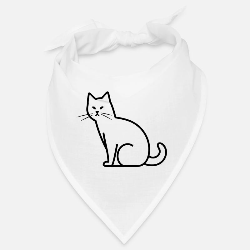 Cat Drawing Bandana