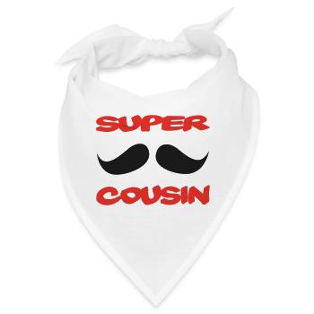 Super-Cousine - Bandana - Weiß - Vorne