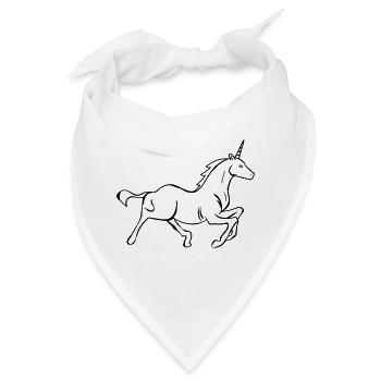 unicorn 2 - Bandana - Weiß - Vorne