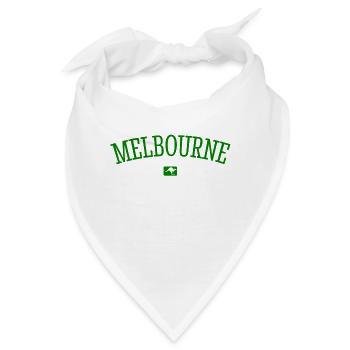 Melbourne Australia Down Under Kangaroo Koala - Bandana - Weiß - Vorne