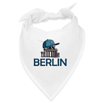 Berlin - Brandenburger Tor Basecap and Sunglasses - Bandana - Weiß - Vorne