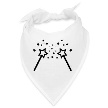 zauberstab 02 - Bandana - Weiß - Vorne