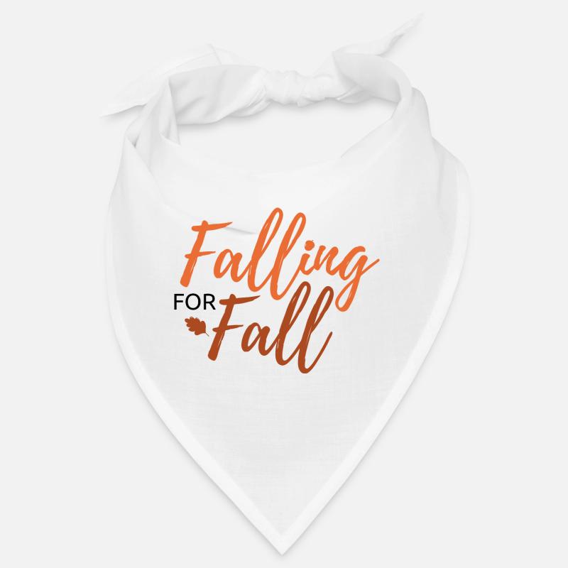 Falling for Fall lettering Bandana