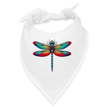 Libelle - Bandana - Weiß - Vorne