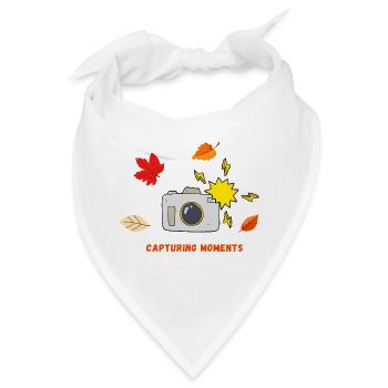 Der Herbst ist da - Bandana - Weiß - Vorne