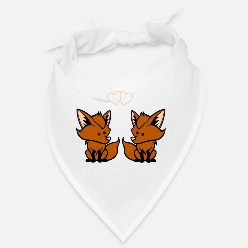 Füchse verliebt Bandana