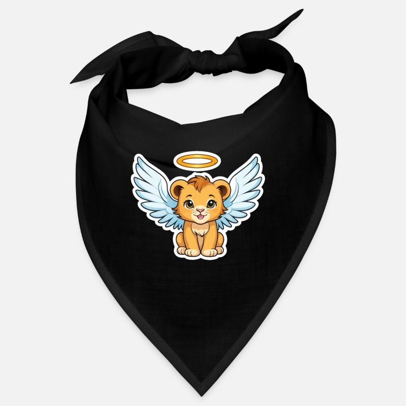 Lion Bébé Ange – Doux et Céleste Bandana