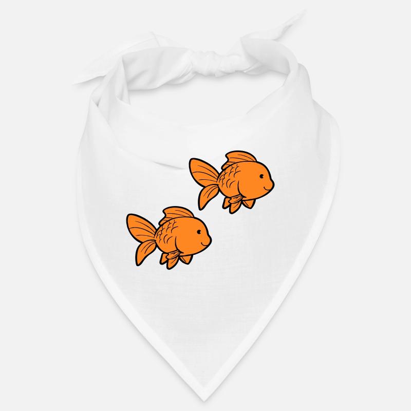 Poisson Poisson Rouge Bandana