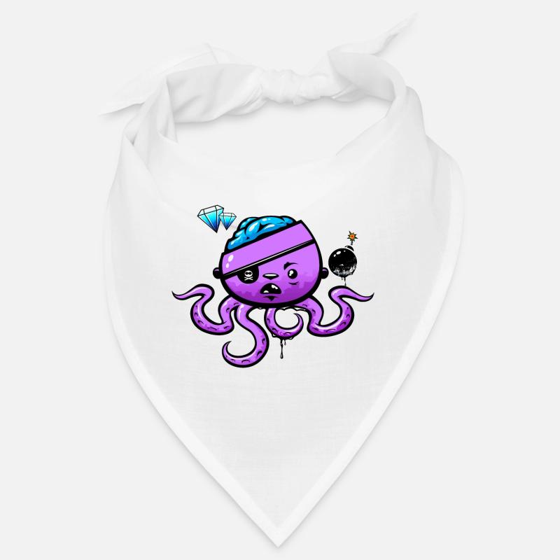 Pieuvre pirate avec bombe Bandana