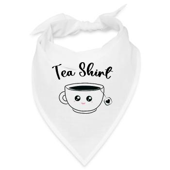 Tee-Shirt - Teetasse - Bandana - Weiß - Vorne