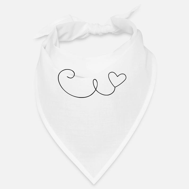 Heart Swing Line Bandana