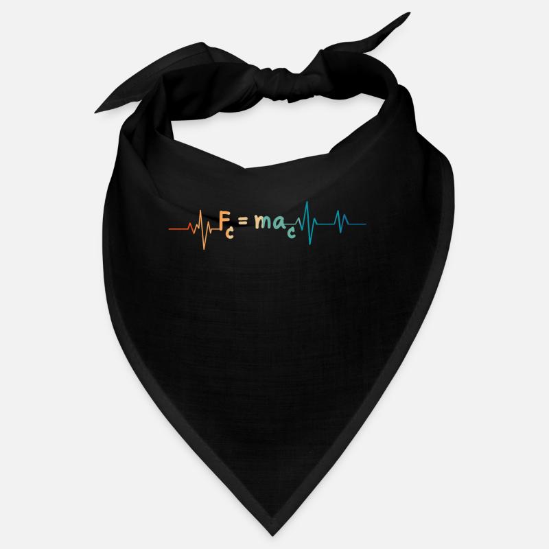 Heartbeat Retro Math Formula Bandana