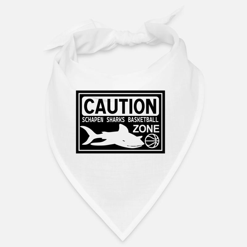 CAUTION SHARKS black Bandana