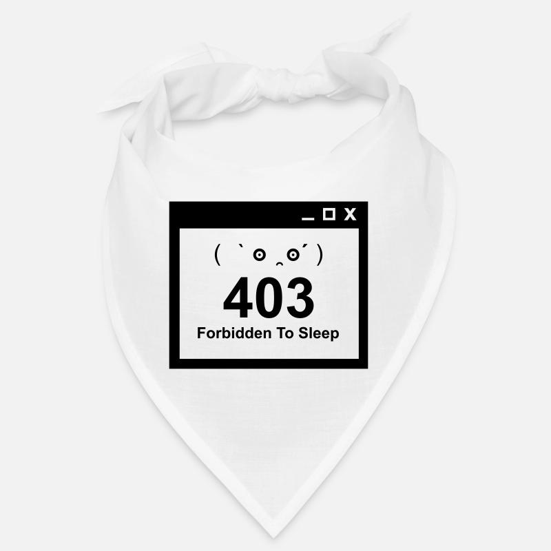 403 Forbidden to Sleep - Nerd Baby Design Bandana