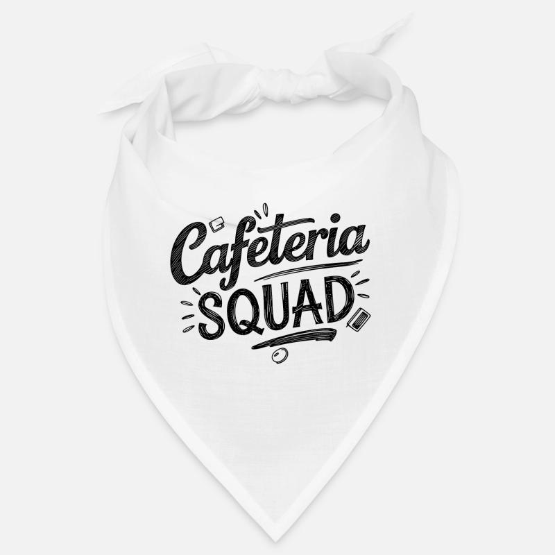 Equipe et pause déjeuner Bandana