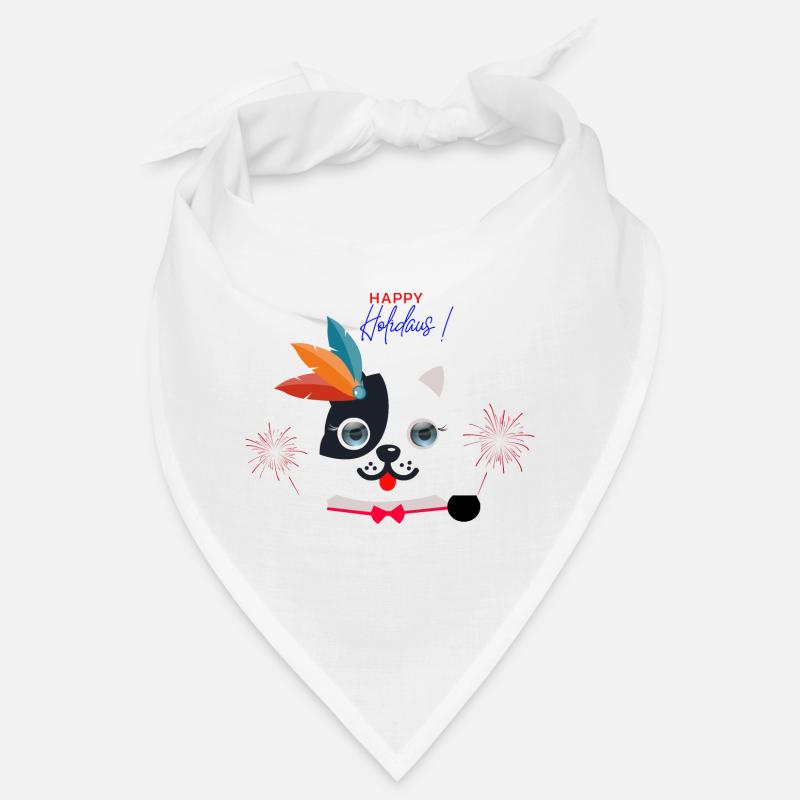 Grüße von einer blauäugigen Katze. Bandana