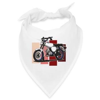 S51 (weiß) // Illustration - Bandana - Weiß - Vorne