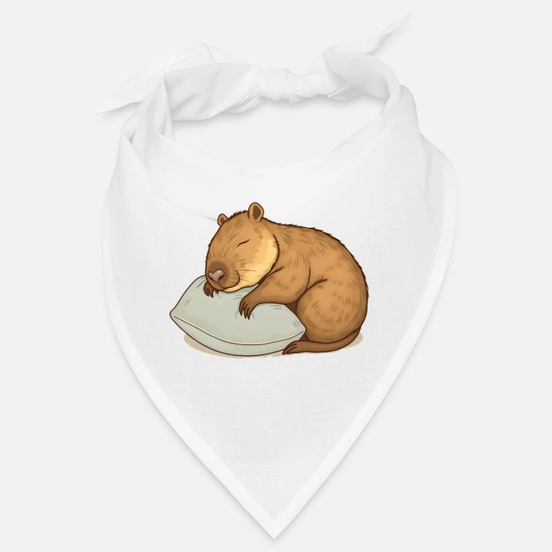 Süßes schlafendes Capybara Bandana