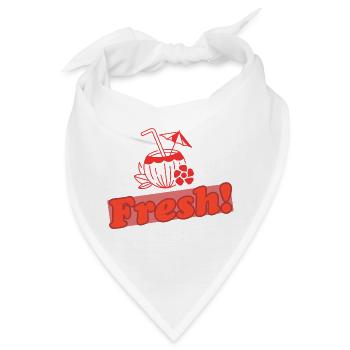 Fresh! - Bandana - Weiß - Vorne