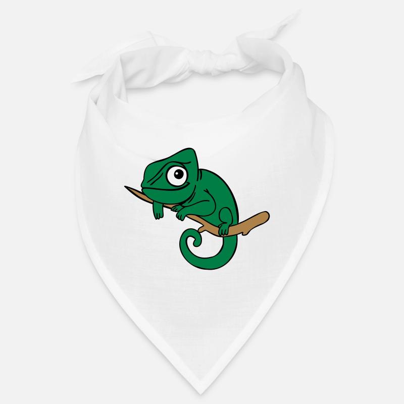 Lui das Chamäleon, dreifarbig Bandana