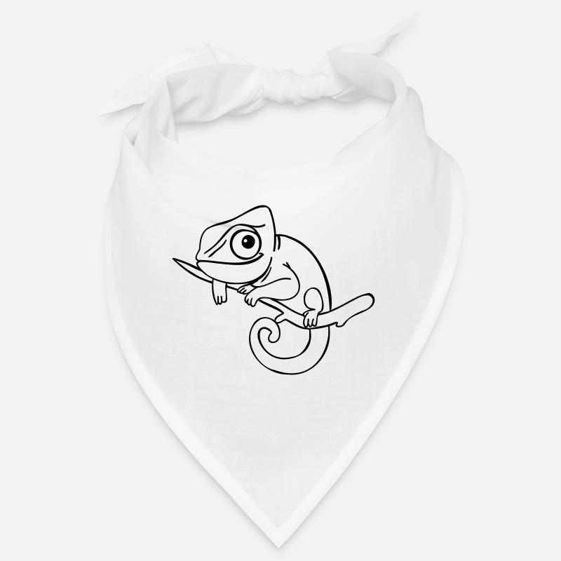 LUI das Chamäleon, einfarbig Bandana