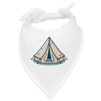 zelt - Bandana - Weiß - Vorne