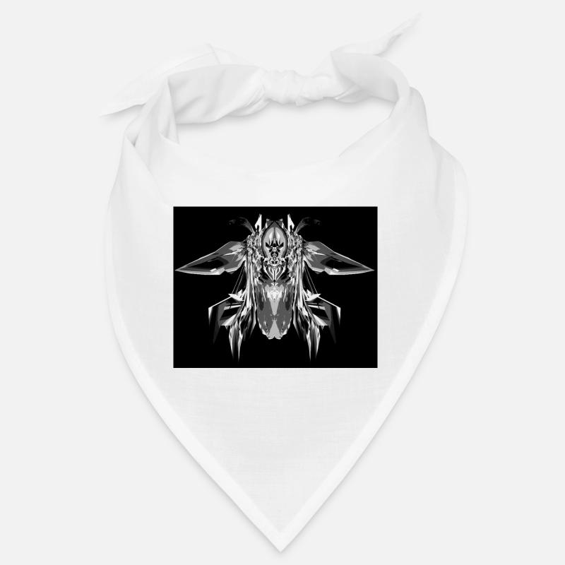 Art en noir et blanc Bandana