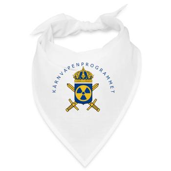 Das schwedische Atomwaffenprogramm - Bandana - Weiß - Vorne
