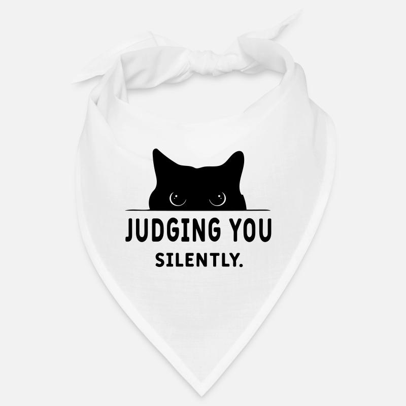 judging you silently Bandana