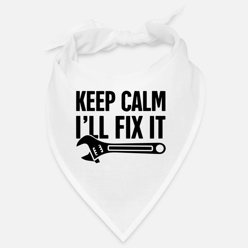 keep calm ill fix it Bandana