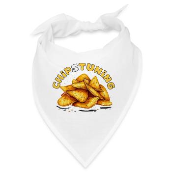 Lustiges Wortspiel Chipstuning Aluto Motorsport - Bandana - Weiß - Vorne