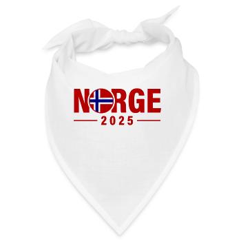 Norwegen 2025 Norge - Bandana - Weiß - Vorne