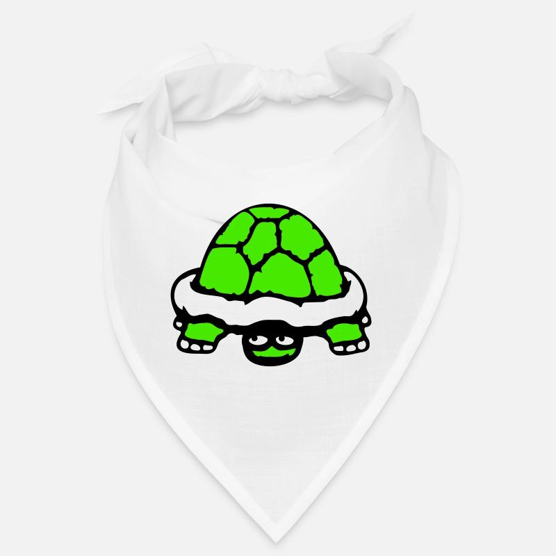 tortue cachée timide sourire drôle Bandana