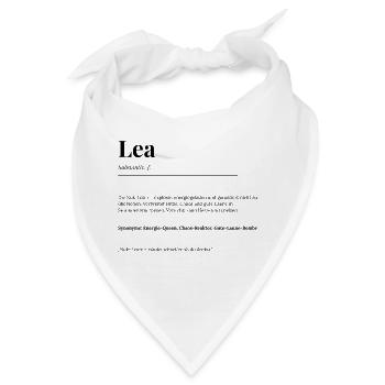Lea - Bandana - Weiß - Vorne