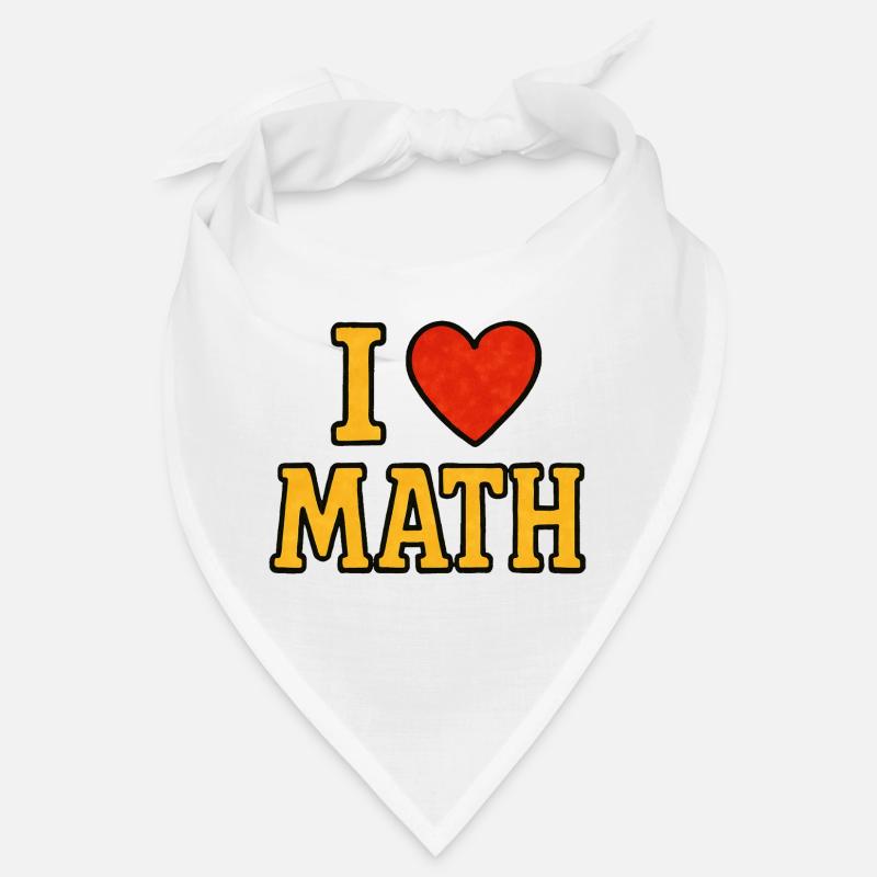 I ♥ Math – nerdig und stolz Bandana