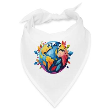 Erde - Bandana - Weiß - Vorne