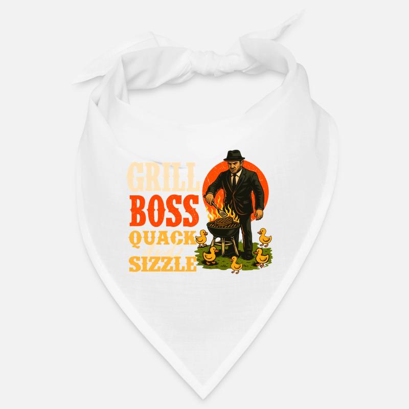 Grill Chef Coincer Et Grésiller Humour Drôle BBQ Bandana