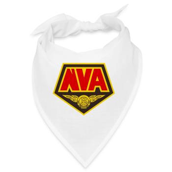NVA DDR Emblem (Farben änderbar) - Bandana - Weiß - Vorne