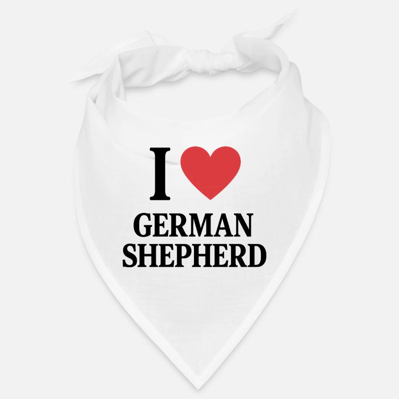 I ❤️ GERMAN SHEPHERD Bandana
