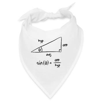 Formel Power – Mathe, Physik & Chemie Shirt - Bandana - Weiß - Vorne