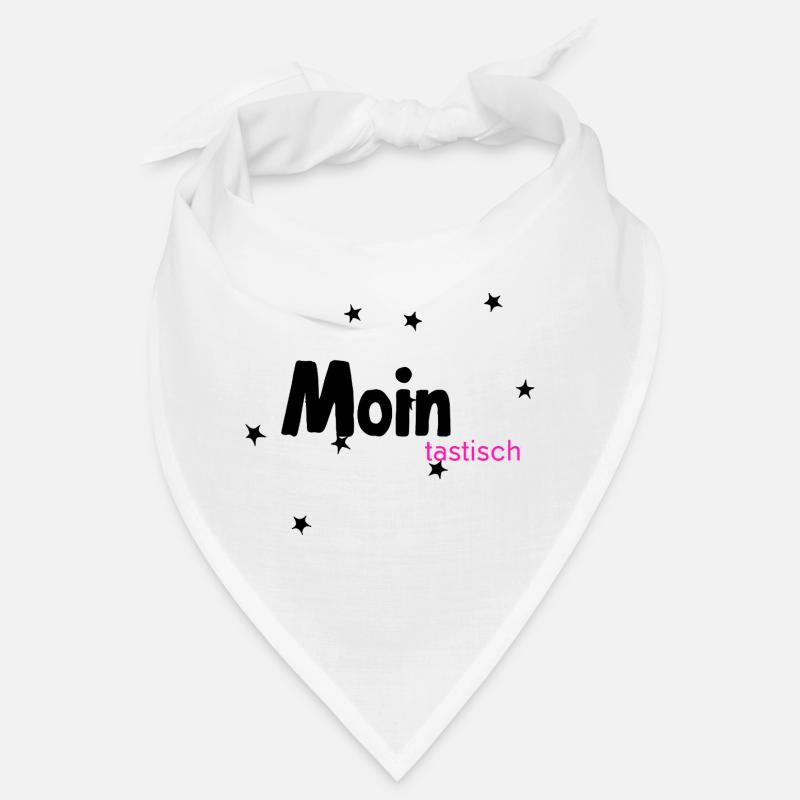 MOINtastic Lettrage rose fluo Bandana