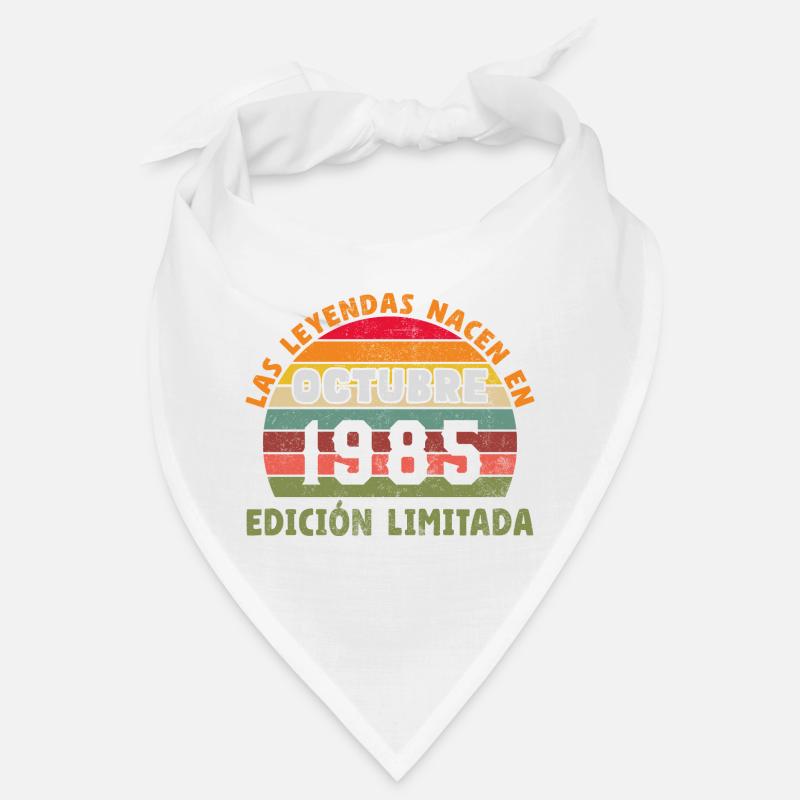 October 1985 Vinatge Retro Birthday Gift Bandana