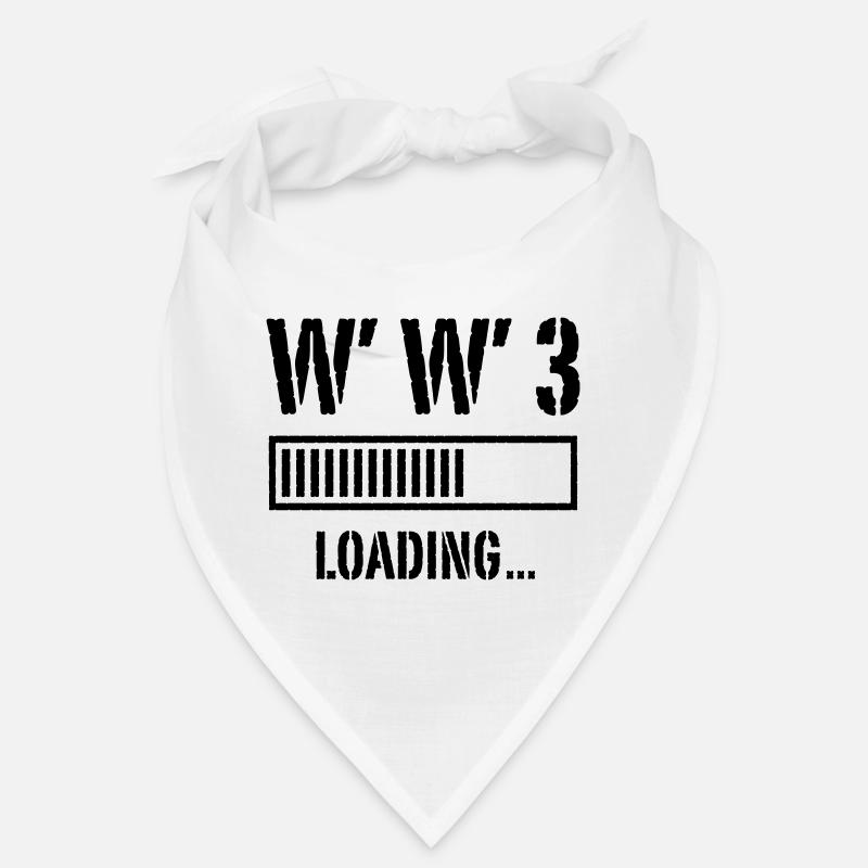 World War 3 Loading … (Frieden / Krieg / Black) Bandana
